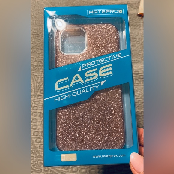 Mateprox iPhone 11 Pro Shiny Pink Glitter Case - Picture 2 of 3